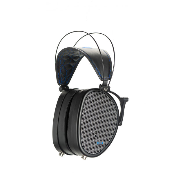 Dan Clark Audio E3 planar magnetic, closed back, ultra high performance headphone, front view