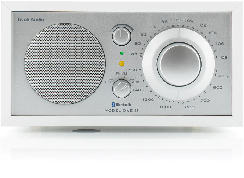 Tivoli Audio Model One Bluetooth AM/FM Radio White Silver