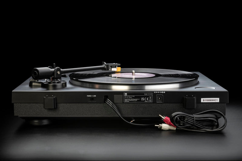 Dual CS 329 Fully Automatic Turntable rear view 