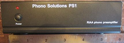 Phono Solutions PS1, phono stage, phono preamplifier, phono preamp, turntable preamplifier, best phon preamplifier