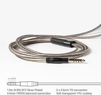 Meze Audio 4.4mm Upgrade Balanced Headphone Cable (en anglais)