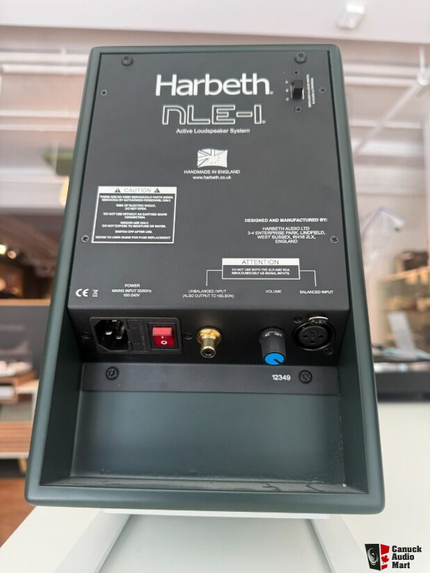 Harbeth NLE-1 Digital Bookshelf Loudspeaker (pr) (Floor Model)