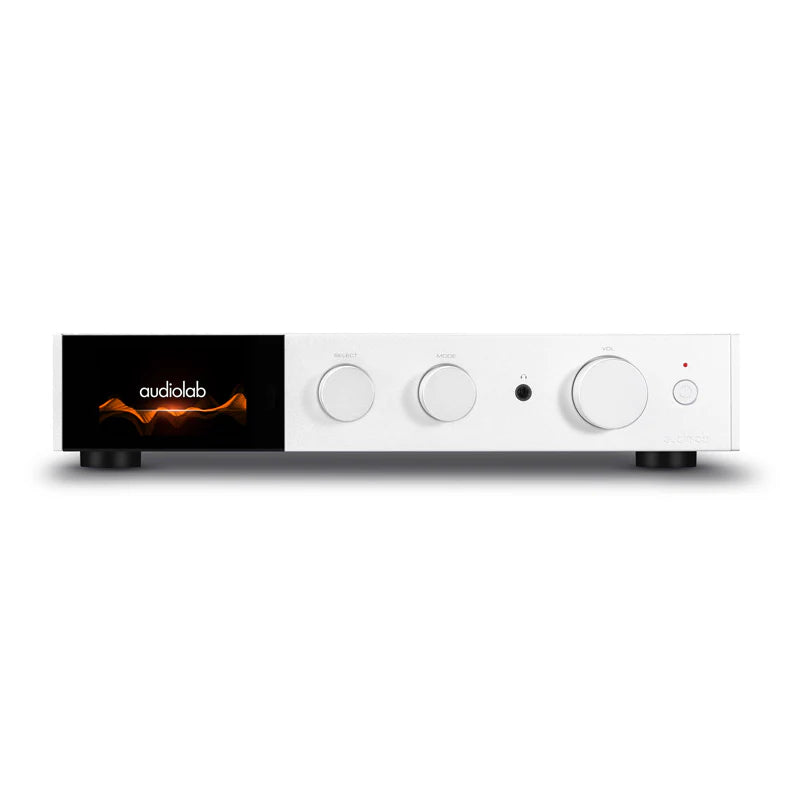 AUDIOLAB-9000A_INTEGRATED_AMPLIFIER_SILVER, front view, Art et Son