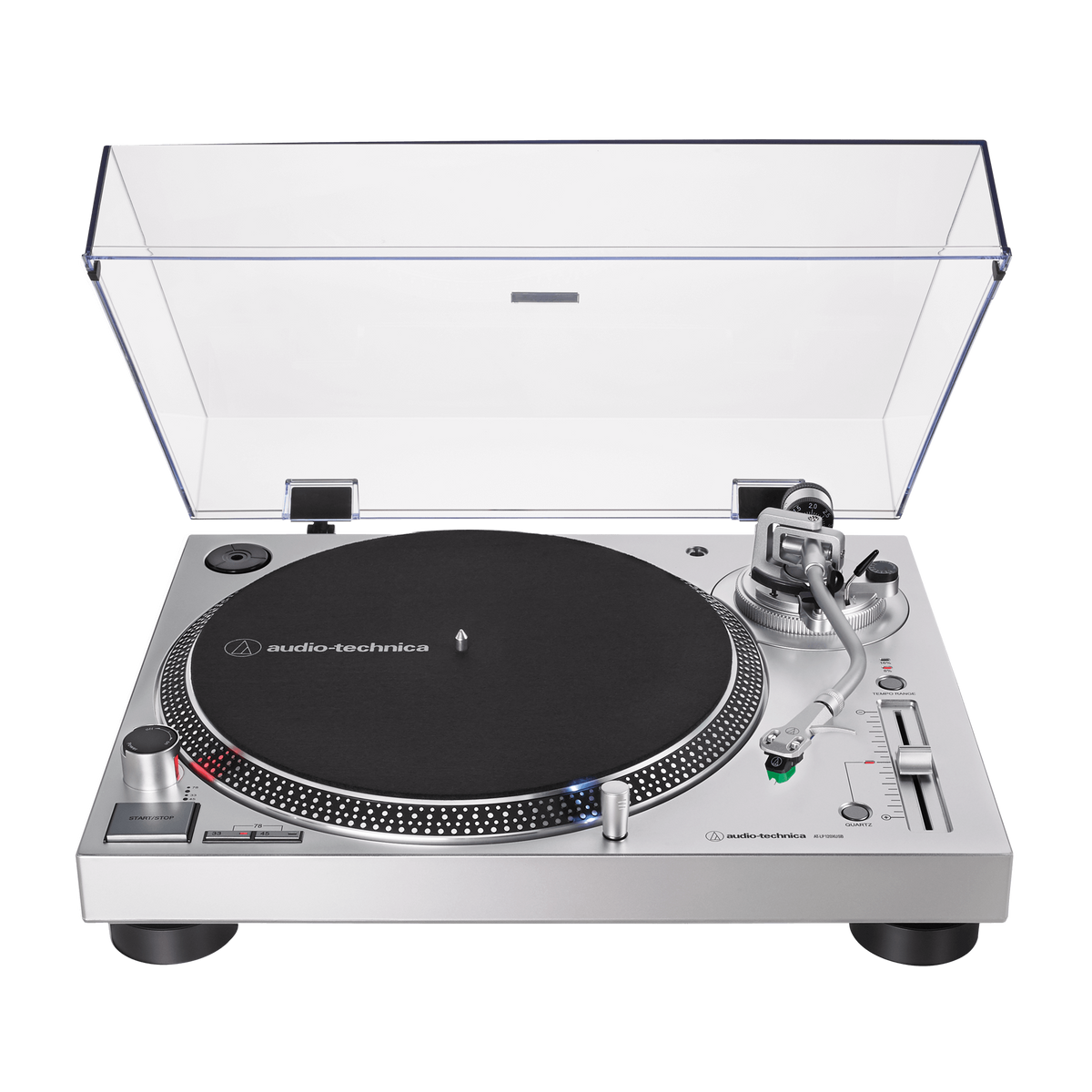 Audio Technica LP120XUSB turntable, silver, Art et Son