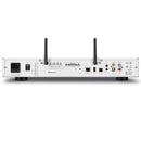 Audiolab 7000N Play Network Streamer, rear view, silver finish,Art et Son