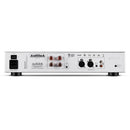 Audiolab 9000P Power Amplifier, rear view, silver finish, Art et Son