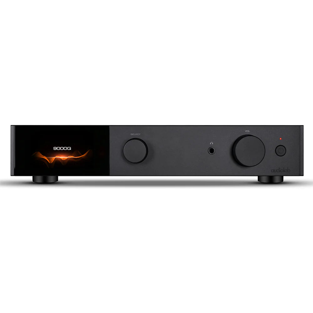 Audiolab 9000Q Preamplifier, front view, black finish, Art et Son