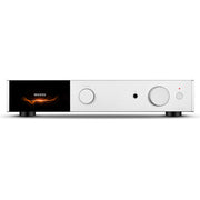 Audiolab 9000Q Preamplifier, front view, silver finish, Art et Son