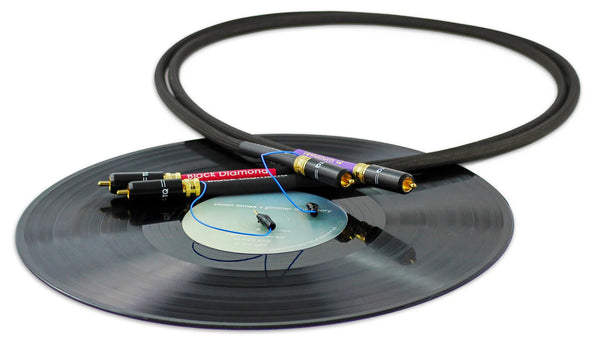 Tellurium Q Black Diamond Phono Cable sur disque