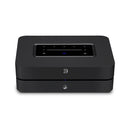 Bluesound POWERNODE Multi-Room Music Streaming Amplifier (2025 Edition), black, front view, Art et Son
