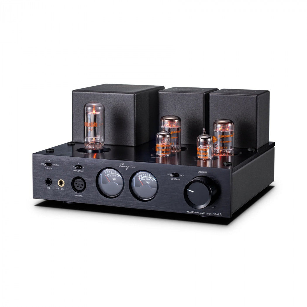 Cayin-HA2A-Tube-Headphone-Amplifier,-Black-Art-et-Son