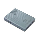 Cayin RU9 Portable Vacuum Tube DAC & Headphone Amp, back view, Art et Son