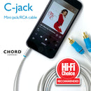 Chord_Company_C-Jack_Mini-Jack_Mini-Jack_Analogue_Interconnect, connected to iPhone_Art_et_Son