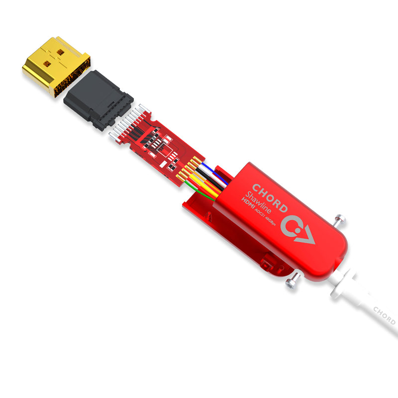 Chord Company Shawline HDMI AOC 8k (48Gbps) Cable, expanded view, Art et Son3
