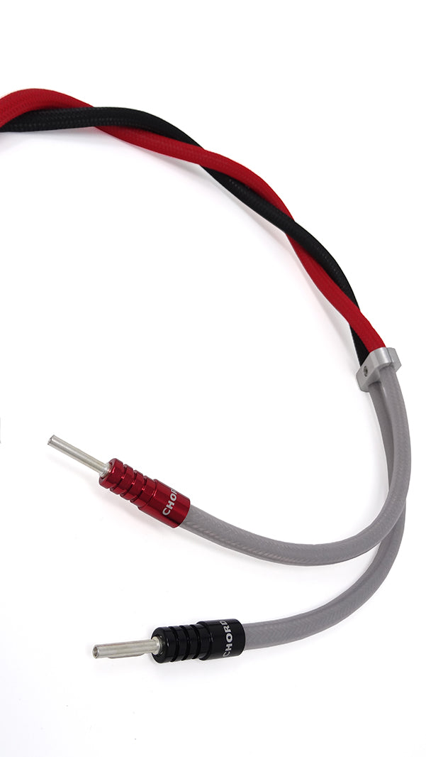 Chord Company SignatureXL câble haut-parleur (terminé en usine), paire rouge/noir, Art et Son