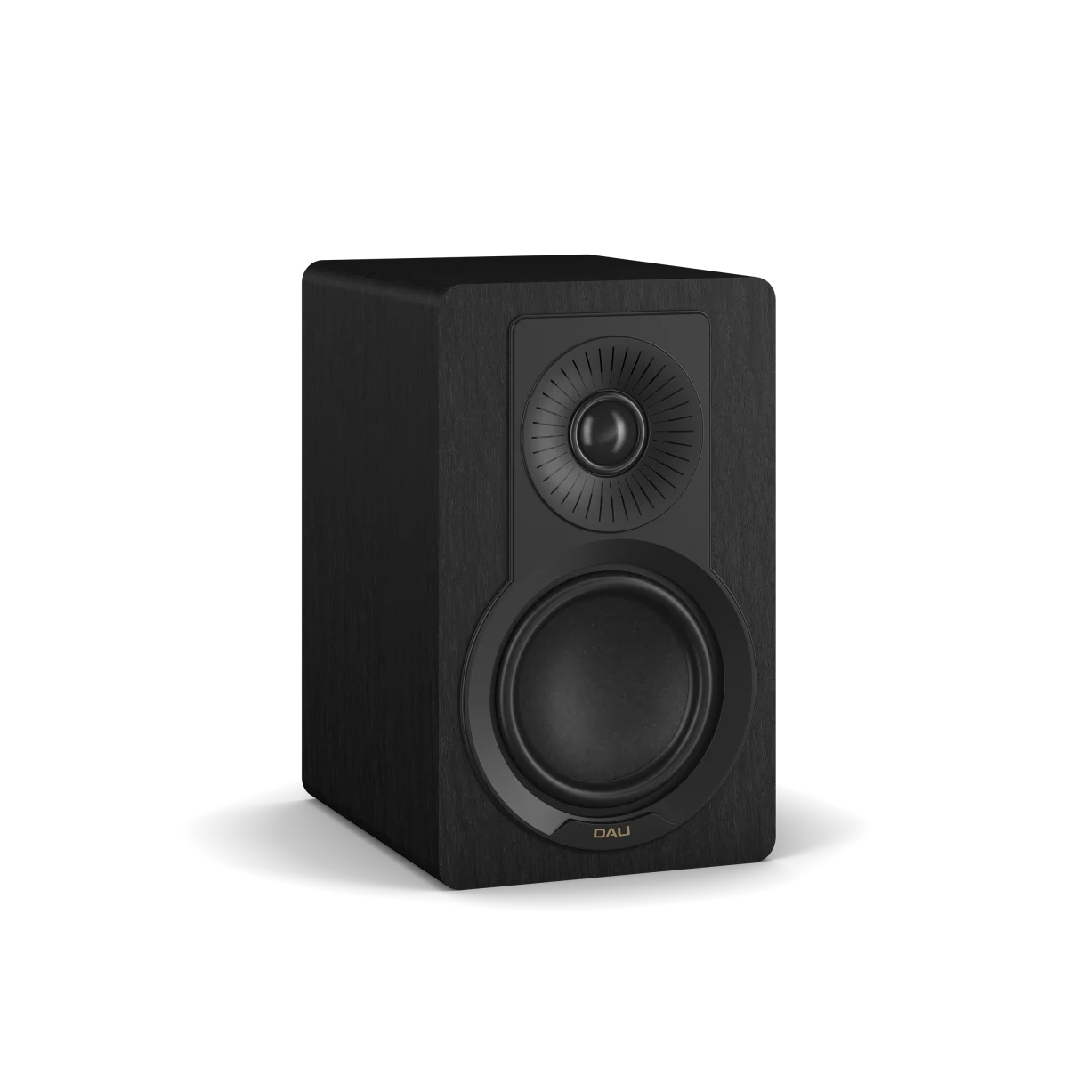 DALI-KUPID_bookshelf speaker, Black Ash colour_front, Art et Son