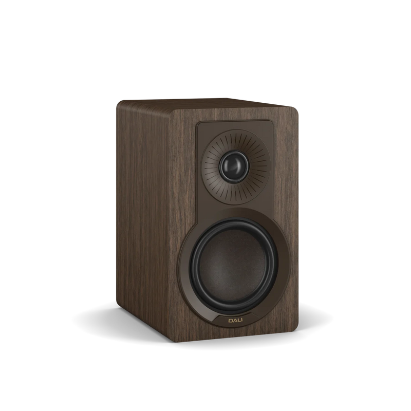 DALI-KUPID_bookshelf speaker, Dark Walnut colour_front, Art et Son