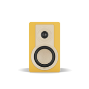 DALI-KUPID_bookshelf speaker, Golden-Yellow colour_front, Art et Son