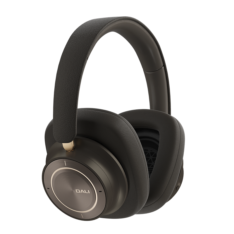 The Dali IO012 is the world's first headphones featuring DALI's patented Soft Magnetic Compound (SMC) technology. With 50mm Custom Drivers, Active Noise Cancellation, 35-Hour Battery, aptX Adaptive Bluetooth and USB-C/3.5mm wired connections.