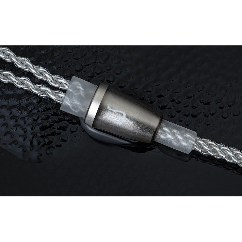 Câble de mise à niveau argenté pour 99 Series / 109 PRO / Liric MONO 3.5 MM SILVER-PLATED UPGRADE CABLE close up