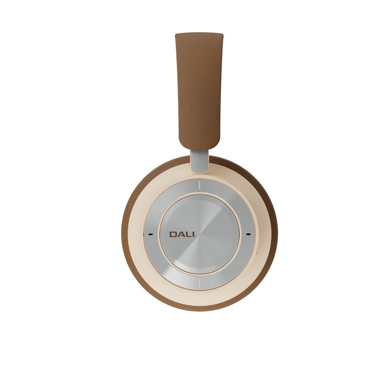 Dali IO-8 Wireless Noise Cancelling Headphones, Caramel White, side view, Art et Son