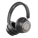 Dali IO-8 Wireless Noise Cancelling Headphones, Iron Black, side front view, Art et Son