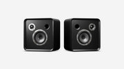 Eversolo SE100, Hi-Fi Bookshelf Speaker, black, front view, no front grilles, Art et Son