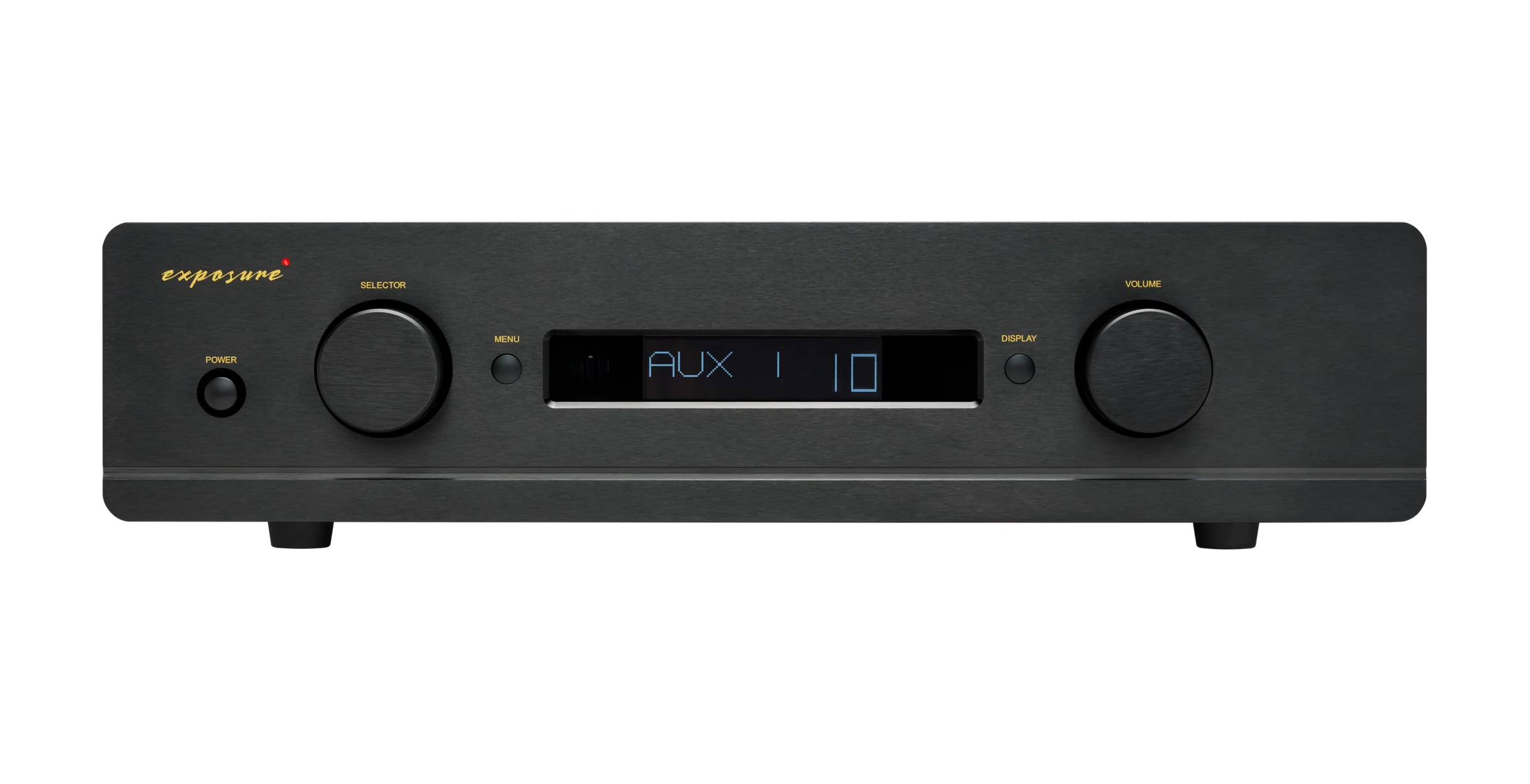 Exposure 5510 Integrated Amplfier, front view, Art et Son