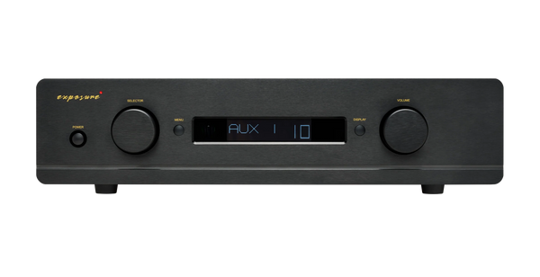 Exposure 5510 Integrated Amplfier, front view, Art et Son