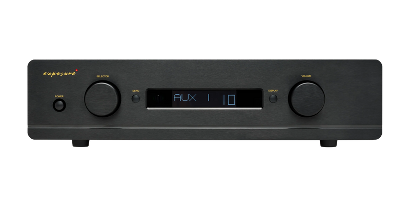 Exposure 5510 Integrated Amplfier, front view, Art et Son