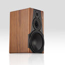 Harbeth_NLE-3_Digital_Loudspeaker_Walnut_side_wall_view