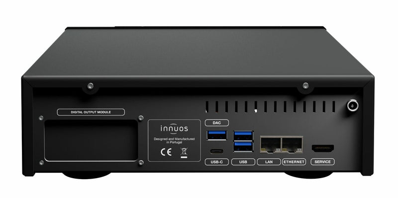 Innuos Stream1 Music Streamer/Server, view of rear panel, Art et Son