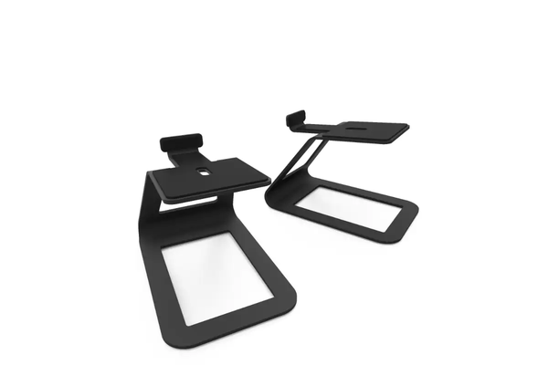 Elevated Desktop Speaker Stands for Medium Speakers