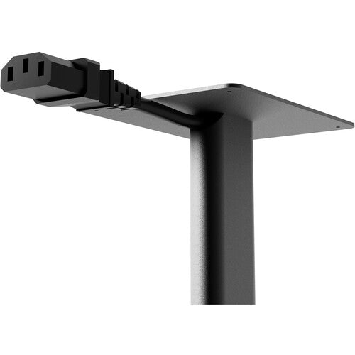 Kanto Height-Adjustable Bookshelf Speaker Stands, cable management view