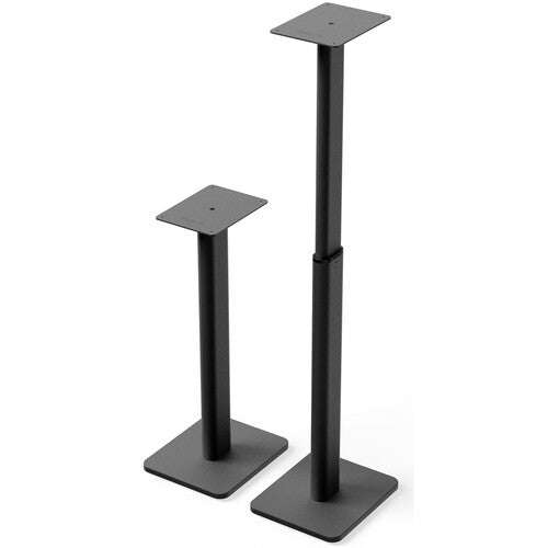 Kanto Height-Adjustable Bookshelf Speaker Stands, different height view