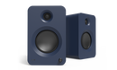 Kanto REN Powered Speaker System, matte blue, front view