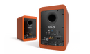 Kanto REN Powered Speaker System, matte orange, rear view