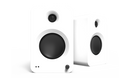 Kanto REN Powered Speaker System, matte white, front view