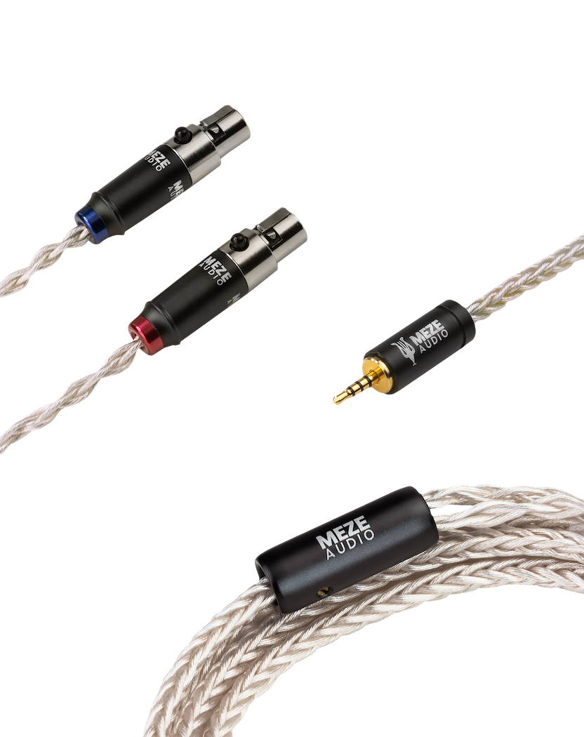 Meze-Audio-Mini-XLR-Silver-PCUHD-connectors-2.5mm-art-et-son