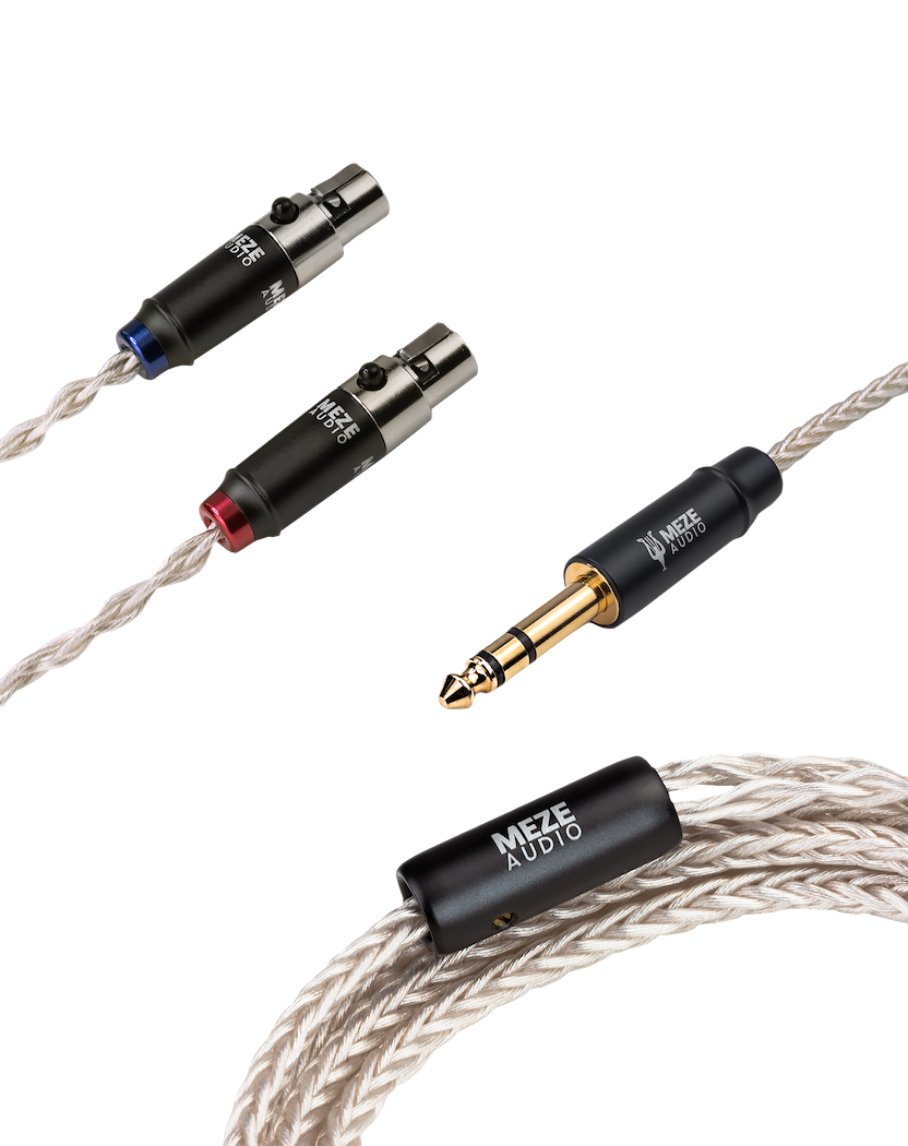 Meze-Audio-Mini-XLR-Silver-PCUHD-connectors-6.3mm-art-et-son