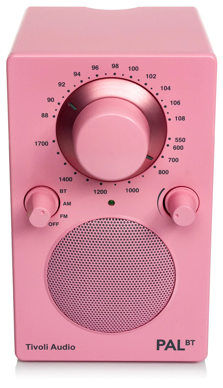 Tivoli PAL BT Portable Radio w/Bluetooth, Pink