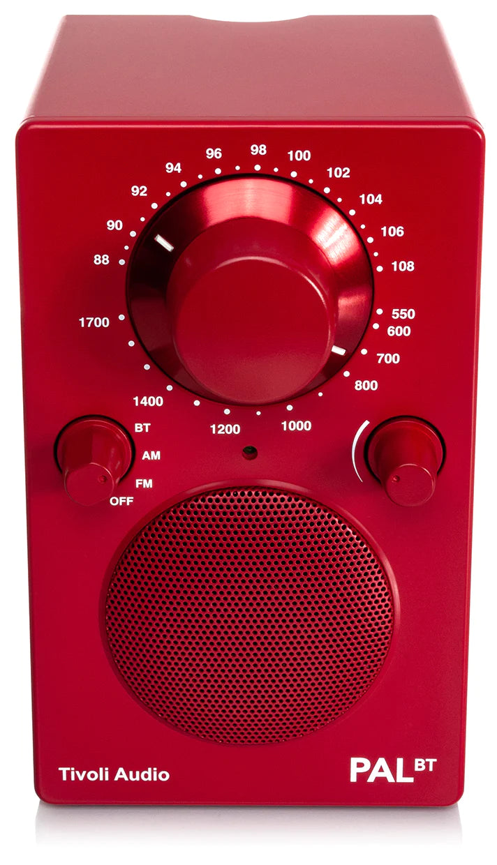 Tivoli PAL BT Portable Radio w/Bluetooth, Red