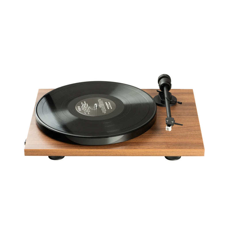 Pro-Ject E1 Phono Turntable with Audio Technica 3600L cartridge, walnut finish
