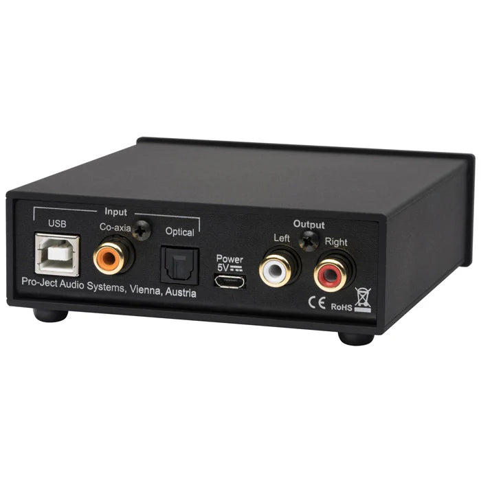 Project Pre Box S2 Digital Preamp avec DAC & Headphone Amp, vue arrière