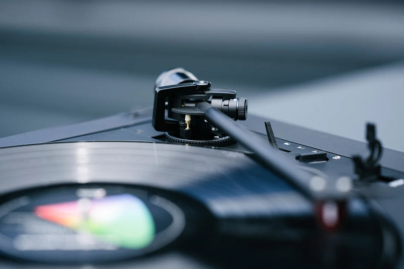 Project Turntable A2 (2M Red) tonearm close up view