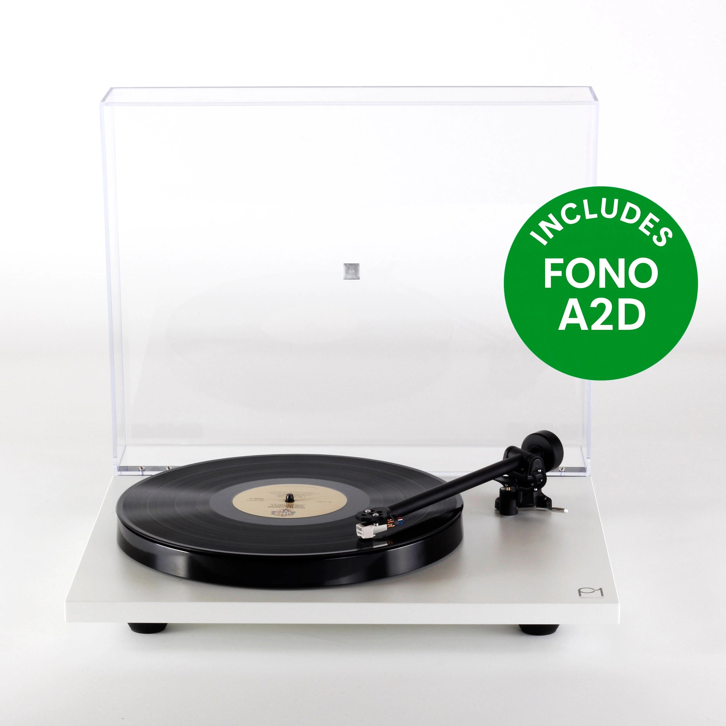 Rega Planar 1 Turntable + Fono Mini A2D, white