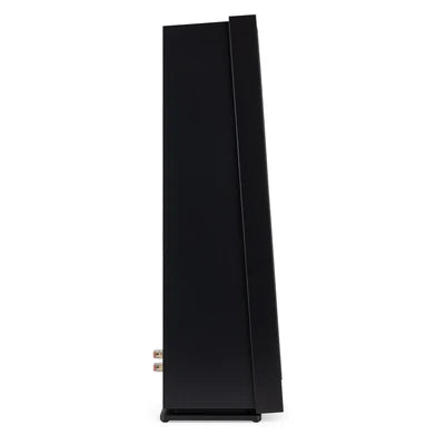 Ruark-Talisman-R floorstanding speakers, charcoal finish, side panel view, Art et Son