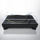 Technics SL-1300G, black top view with cover