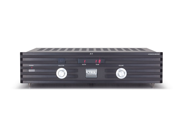 Soulnote A1 Integrated Amplifier, black finish, front view