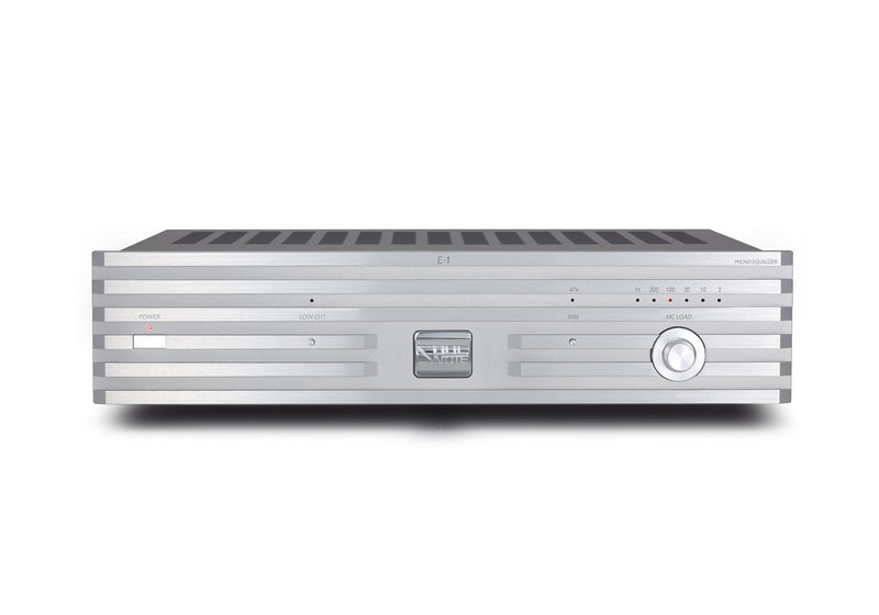 Soulnote E-1 Phono Equalizer, silver finish, front view